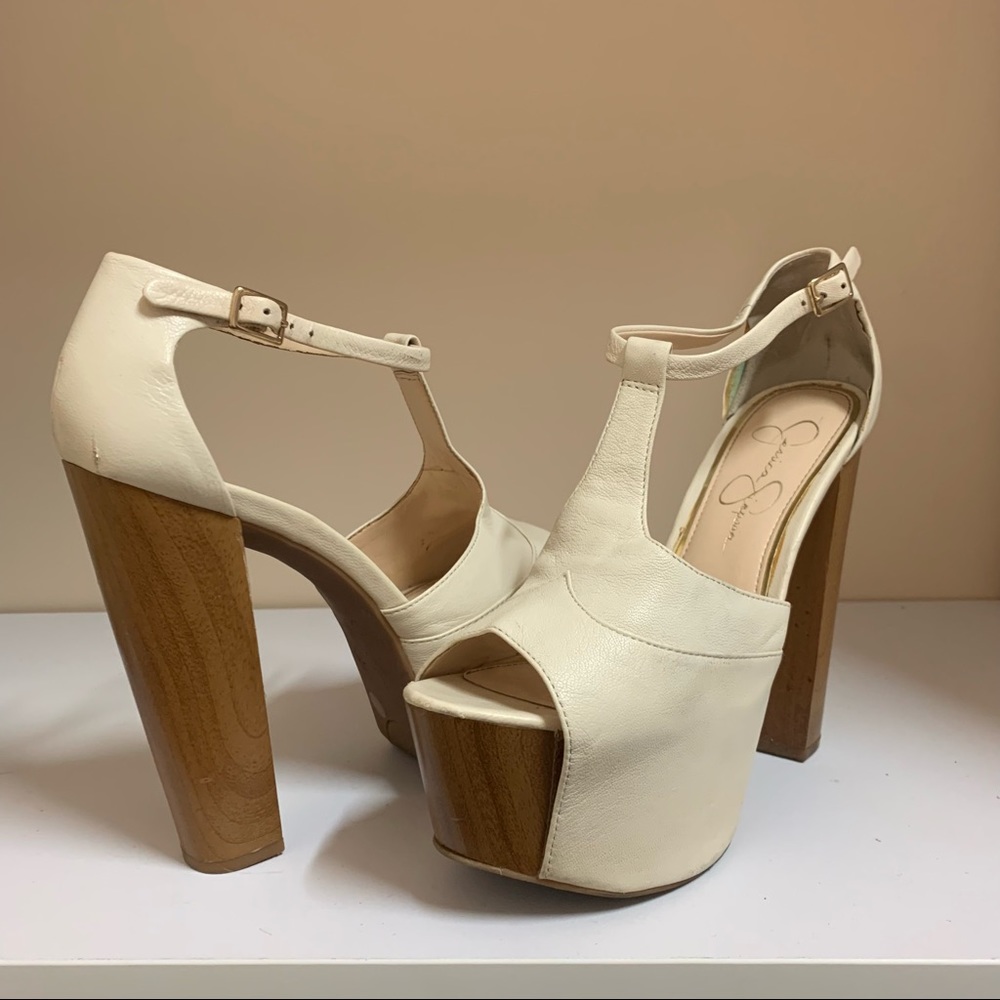 Jessica Simpson Leather Heels